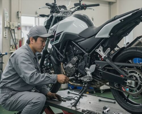 12車検 バイク