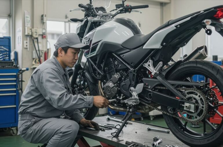 12車検 バイク