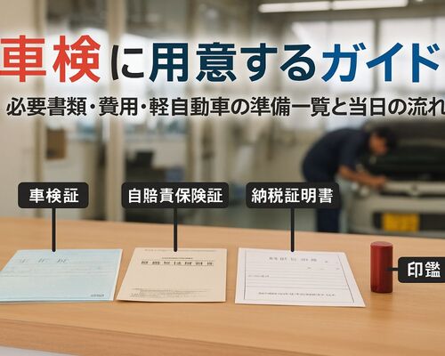 18車検 用意するもの