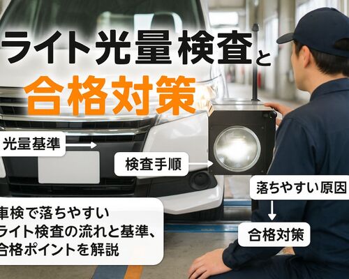 18車検 ライト 光量