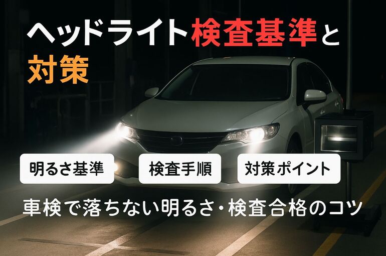 06車検 ライトの明るさ