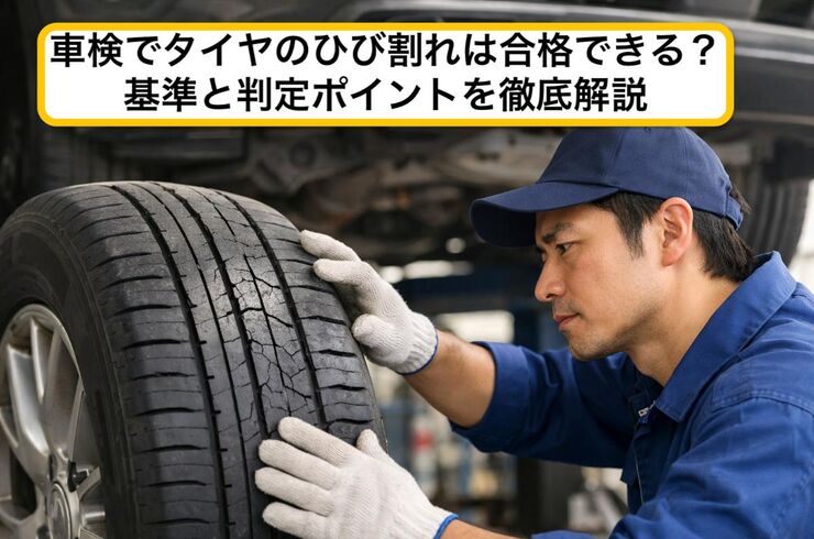 18車検 タイヤ ひび割れ