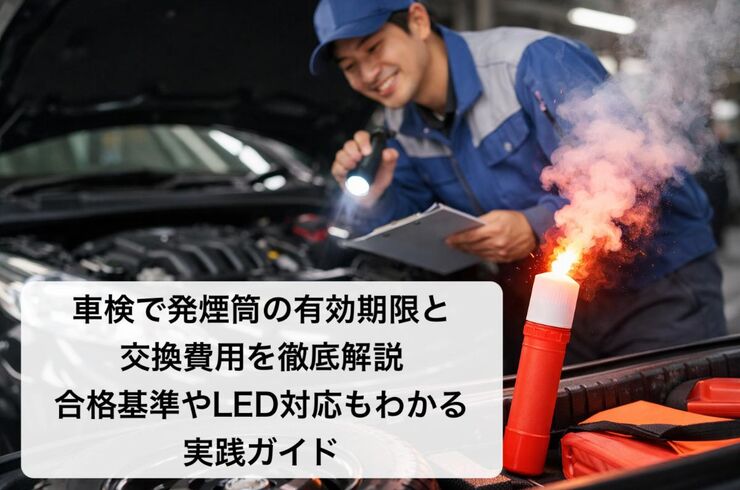 12 車検 発煙筒